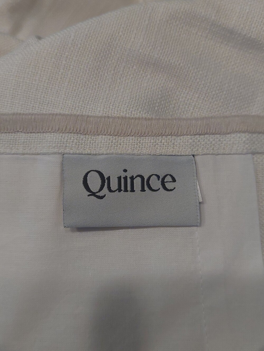 NWT! Quince 100% Cotton Piped Edge Filtering Curtains, 48" x 108" 2 Panels (G13) - Picture 9 of 13